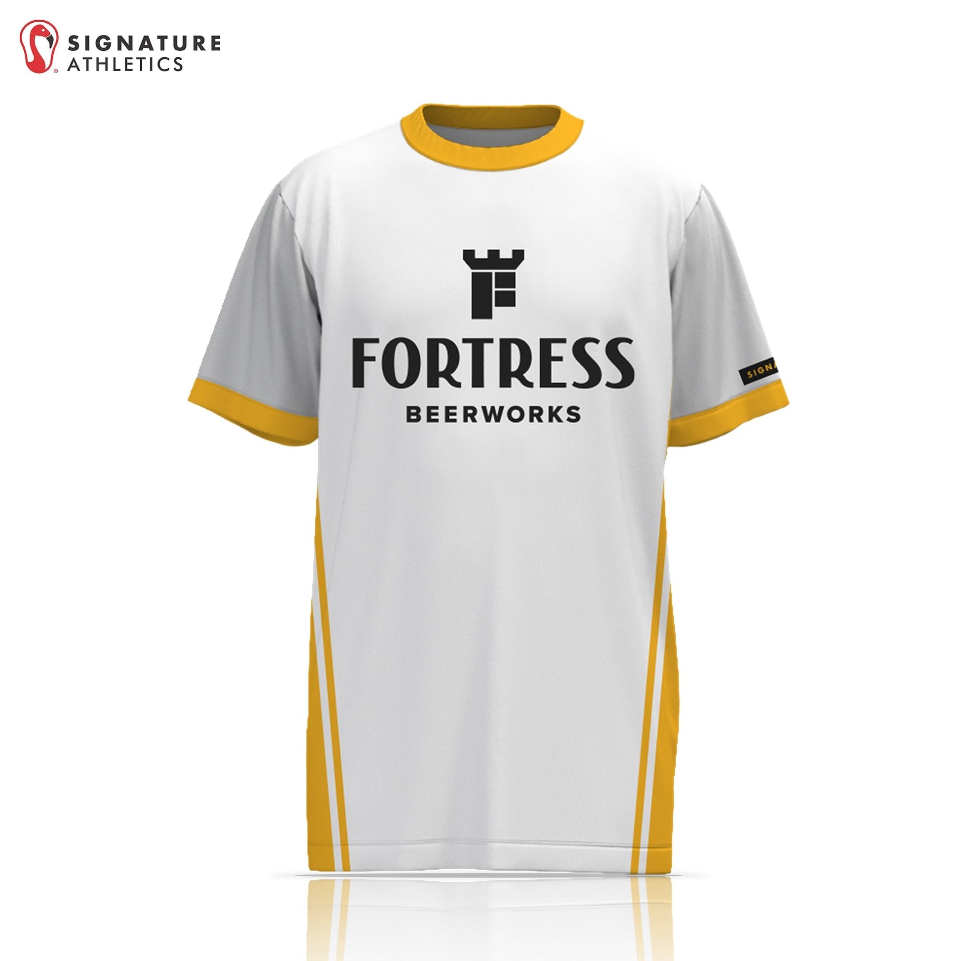 Odyssey Lacrosse League Fortress Men's Player Short Sleeve Tech Tee: Fortress 101-199 Signature Lacrosse