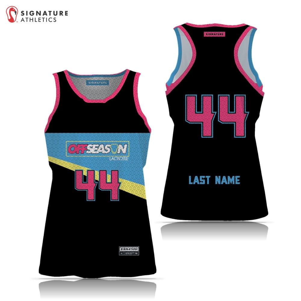 Offseason Lacrosse Women's Basic Tournament Pinnie Black Signature Lacrosse