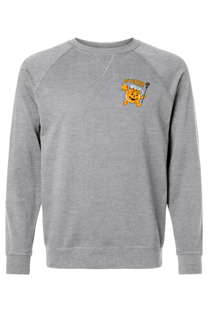 Oh Yeah LC Adult Heavyweight Raglan Long Sleeve Signature Lacrosse