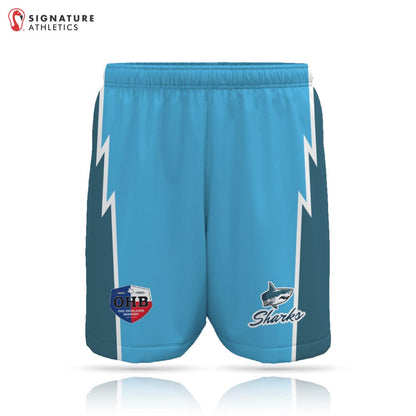 OHB Sharks Men's Blue Game Shorts Signature Lacrosse