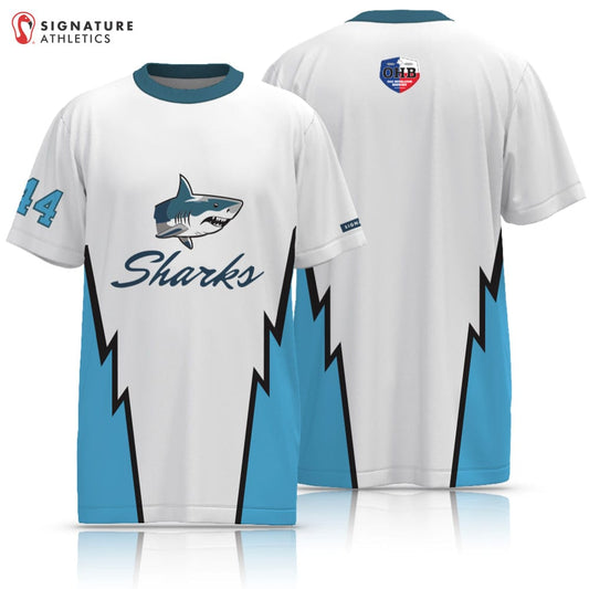 OHB Sharks Men's Short Sleeve Tech Tee Signature Lacrosse