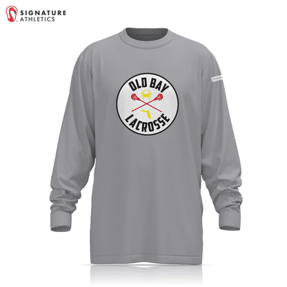 Old Bay Lacrosse Dark Player Long Sleeve Tech Tee Signature Lacrosse