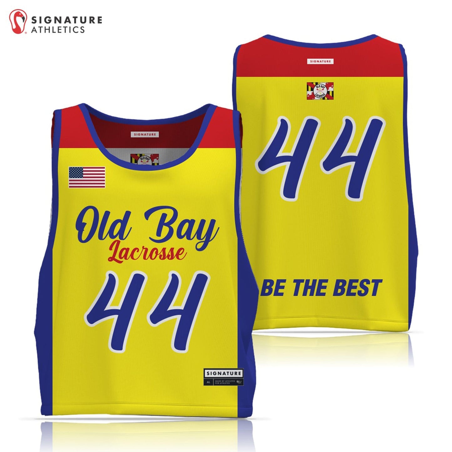 Old Bay Lacrosse Men's 3 Piece Player Game Package Signature Lacrosse