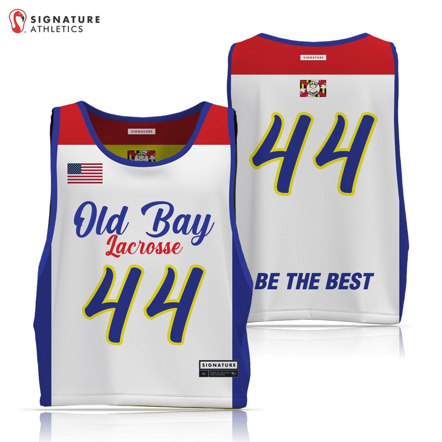 Old Bay Lacrosse Men's 3 Piece Player Game Package Signature Lacrosse