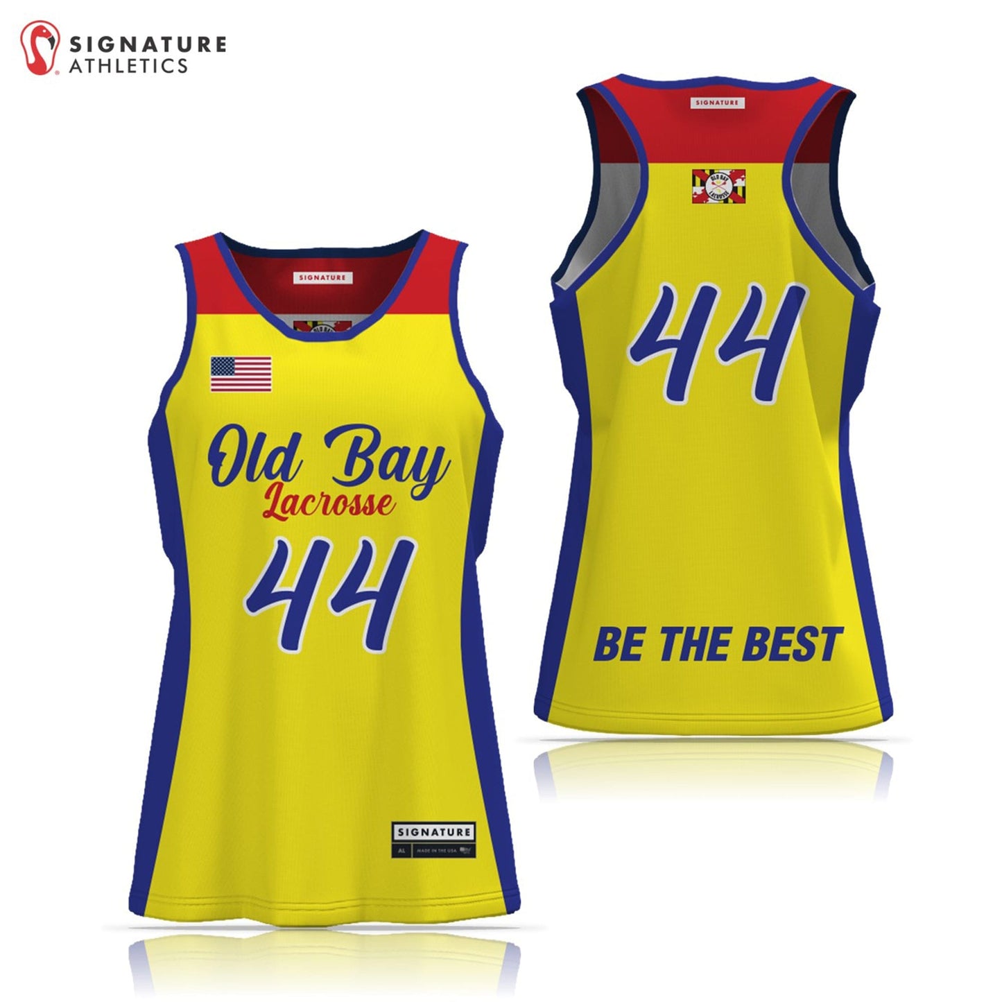 Old Bay Lacrosse Women's 3 Piece Player Game Package Signature Lacrosse