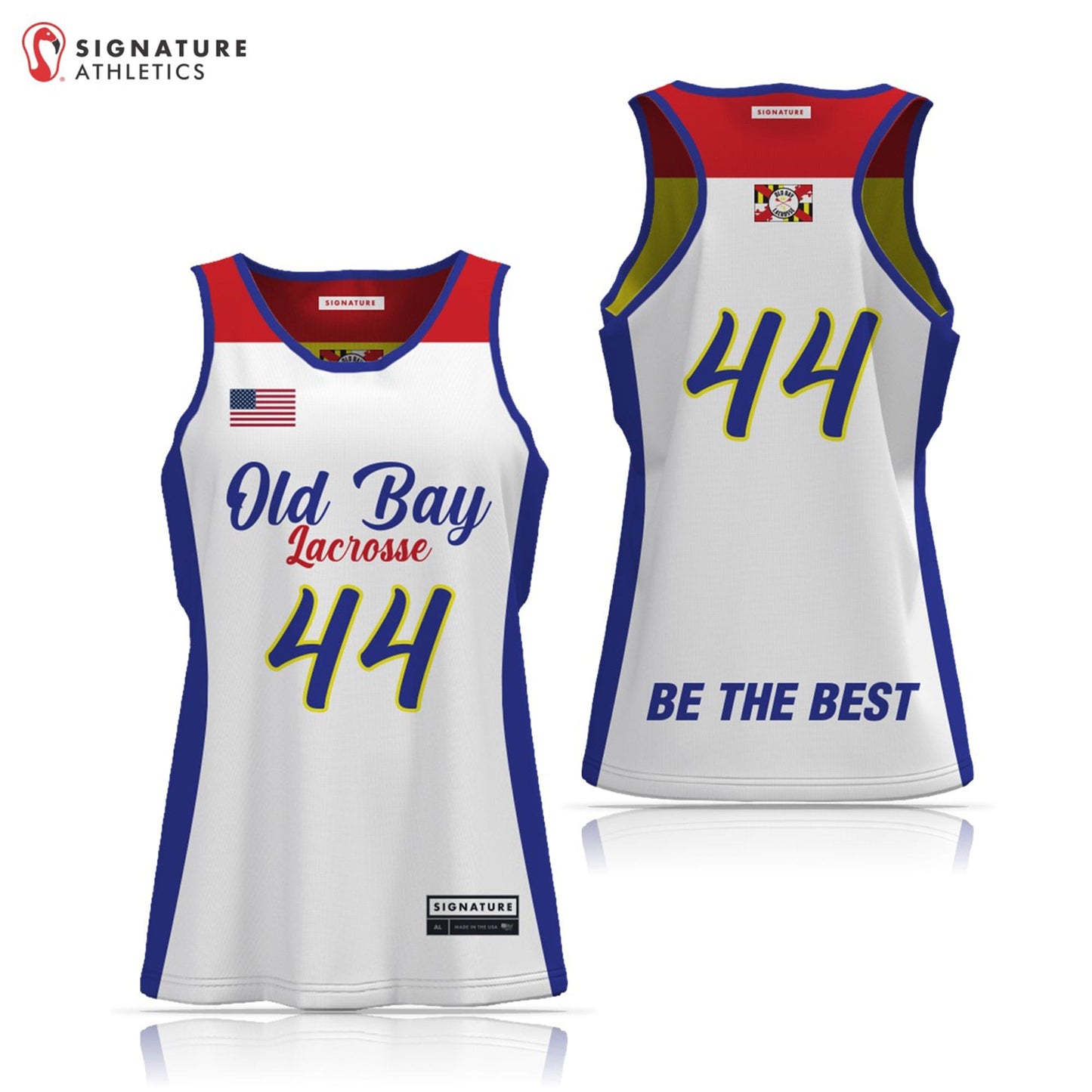 Old Bay Lacrosse Women's 3 Piece Player Game Package Signature Lacrosse