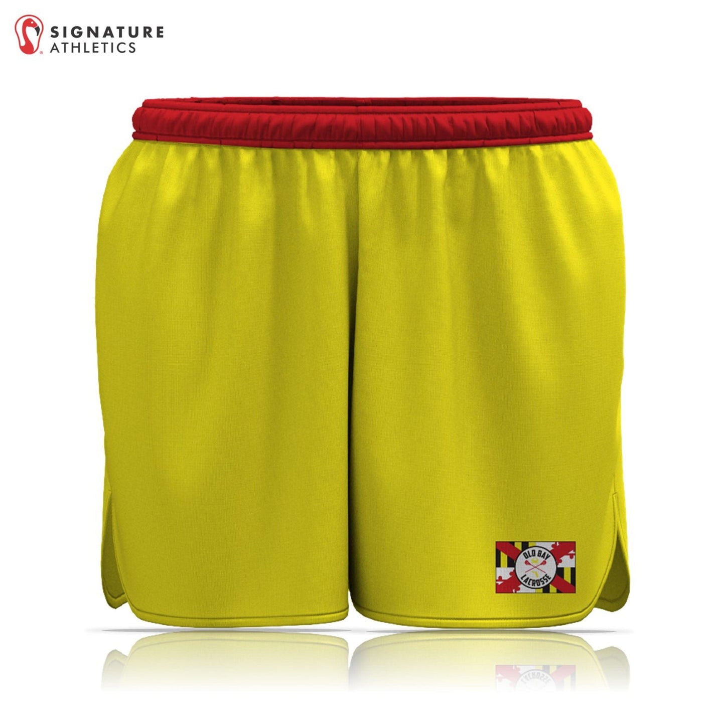 Old Bay Lacrosse Women's Pro Game Shorts: Old Bay Lacrosse Signature Lacrosse