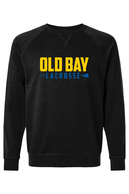 Old Bay LC Adult Heavyweight Raglan Long Sleeve Signature Lacrosse