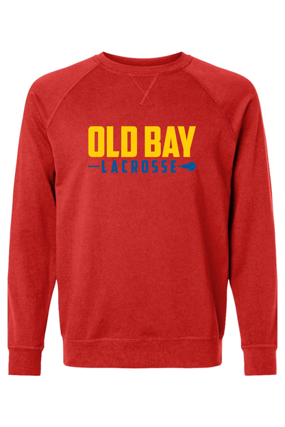 Old Bay LC Adult Heavyweight Raglan Long Sleeve Signature Lacrosse