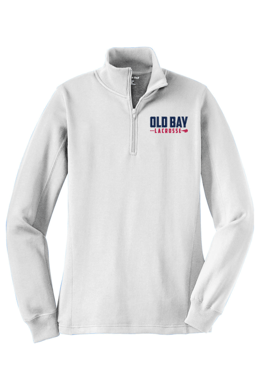 Old Bay LC Adult Women's Embroidered Quarter-Zip Pullover Signature Lacrosse