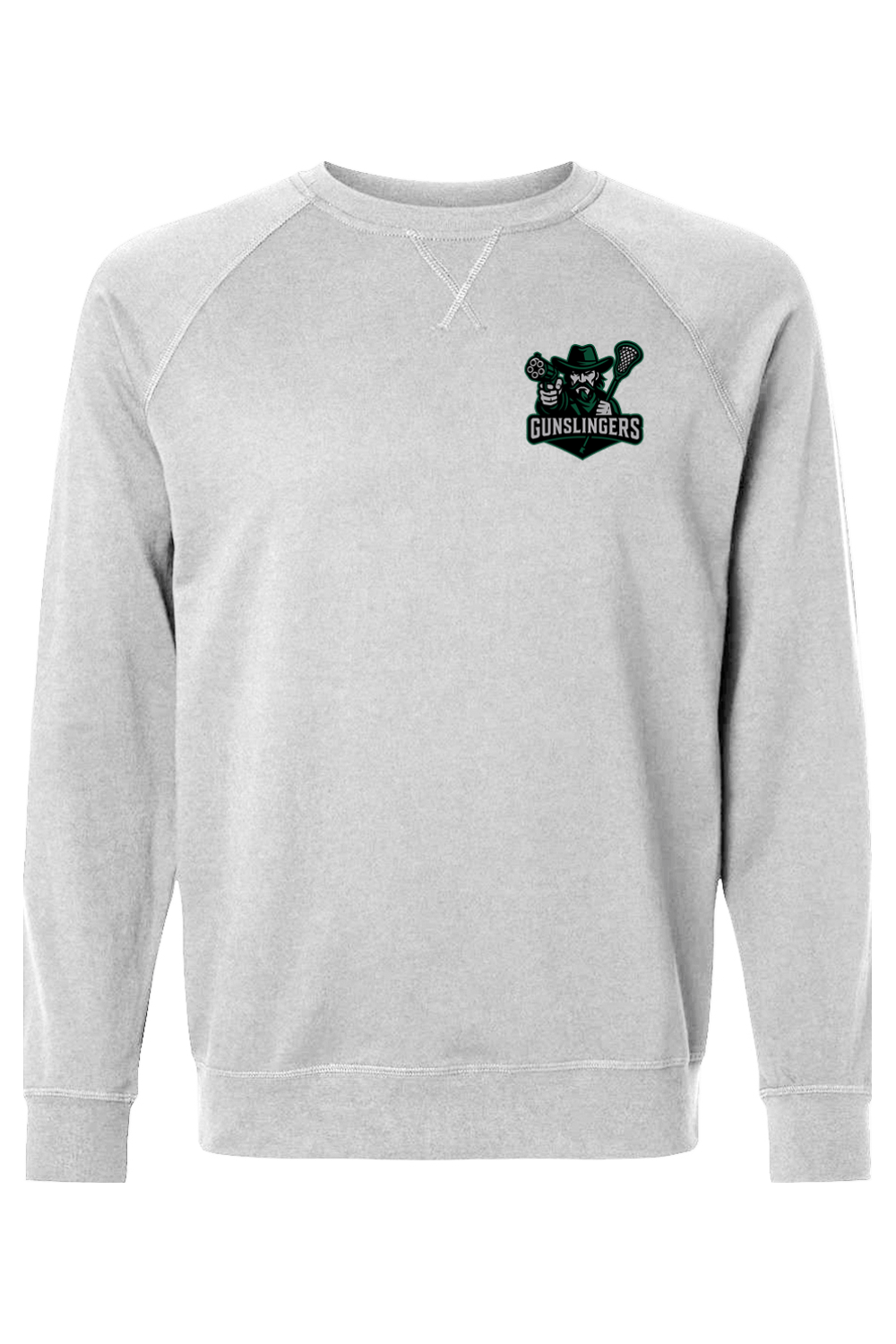 Old Dogs Lacrosse Adult Heavyweight Raglan Long Sleeve Signature Lacrosse