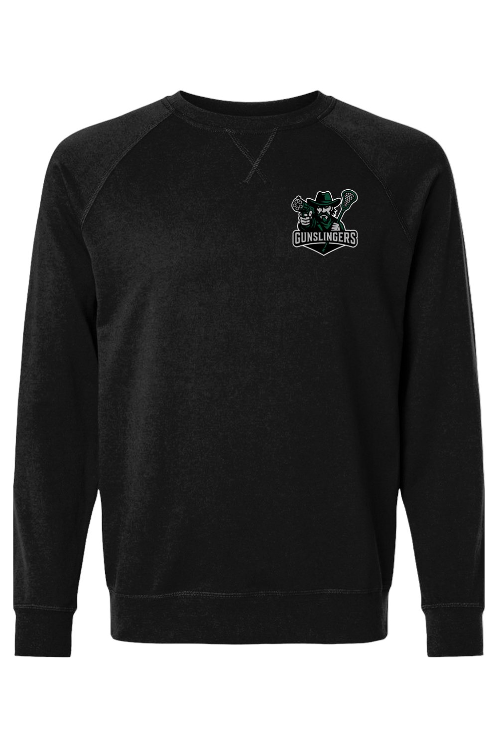 Old Dogs Lacrosse Adult Heavyweight Raglan Long Sleeve Signature Lacrosse