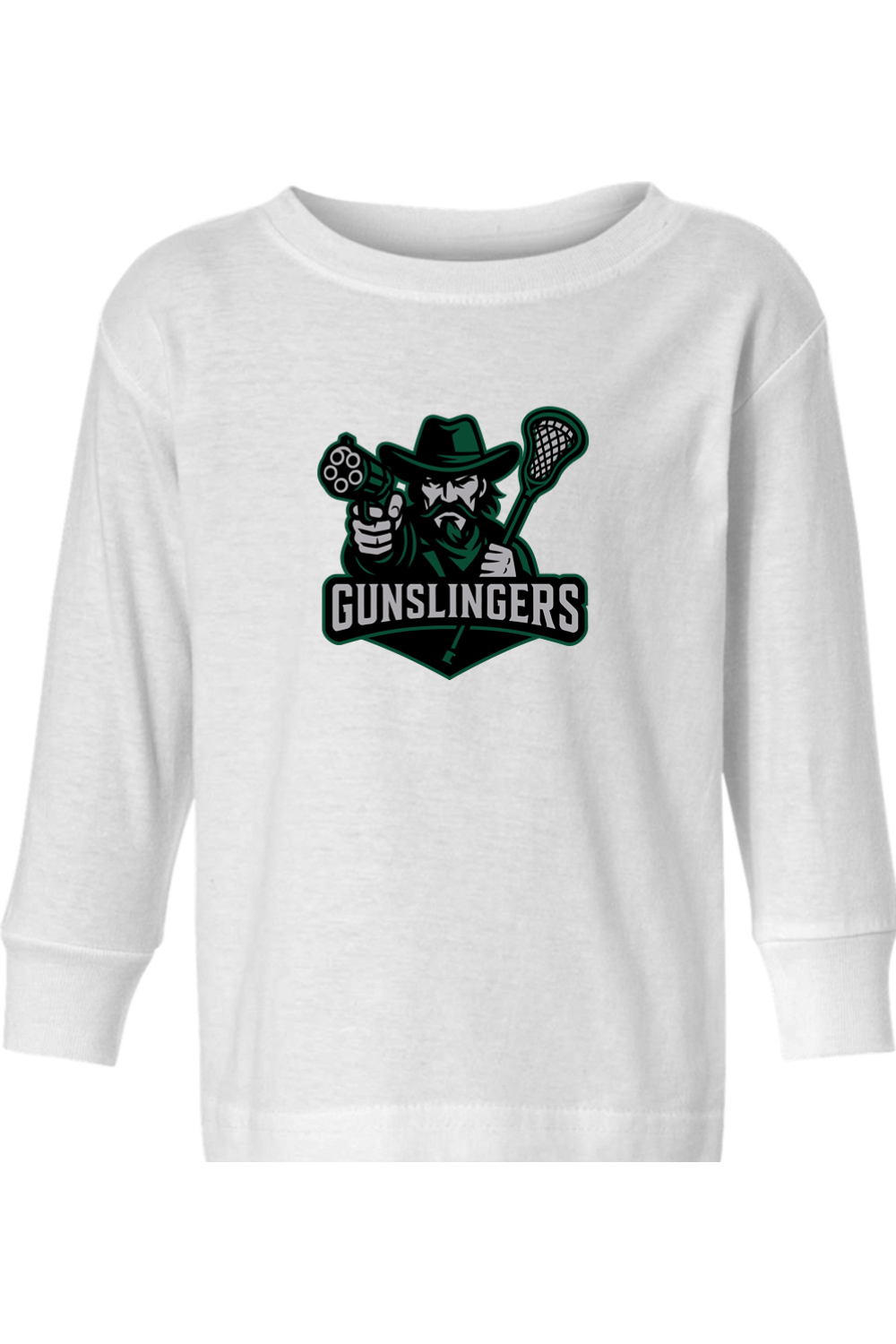 Old Dogs Lacrosse Toddler Long Sleeve T-Shirt Signature Lacrosse