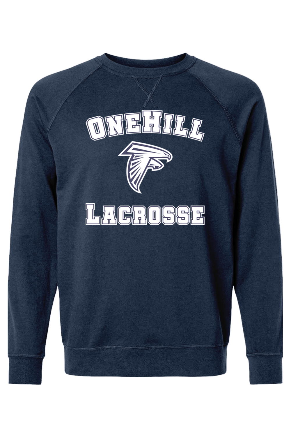 OneHill Lacrosse Adult Heavyweight Raglan Long Sleeve Signature Lacrosse