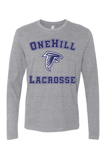 OneHill Lacrosse Adult Long Sleeve T-Shirt Signature Lacrosse