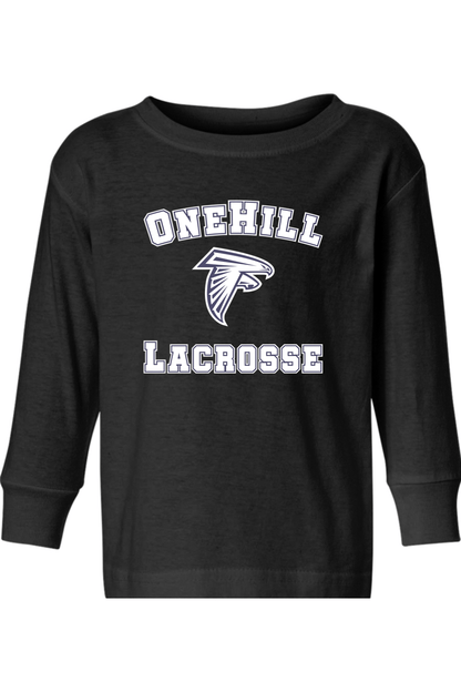 OneHill Lacrosse Toddler Long Sleeve T-Shirt Signature Lacrosse