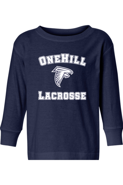 OneHill Lacrosse Toddler Long Sleeve T-Shirt Signature Lacrosse