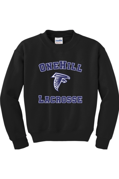 OneHillLacrosse Youth Sweatshirt Signature Lacrosse