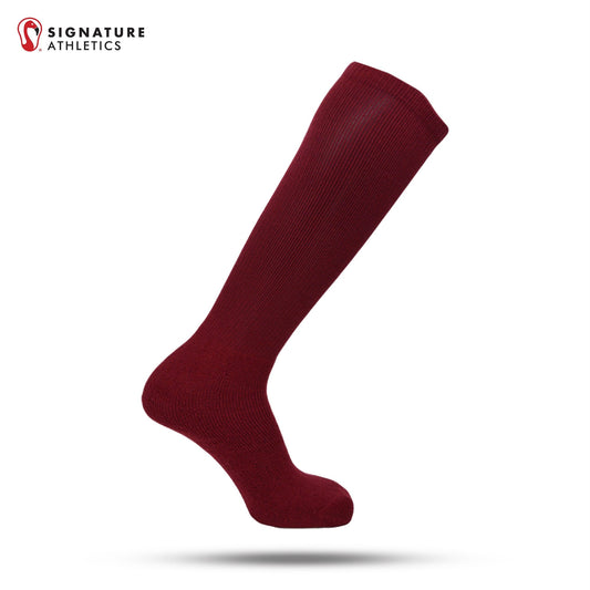 Orange County Youth Soccer Crimson/Anthracite Allsports Game Socks: ORANGE COUNTY YOUTH SOCCER Signature Lacrosse