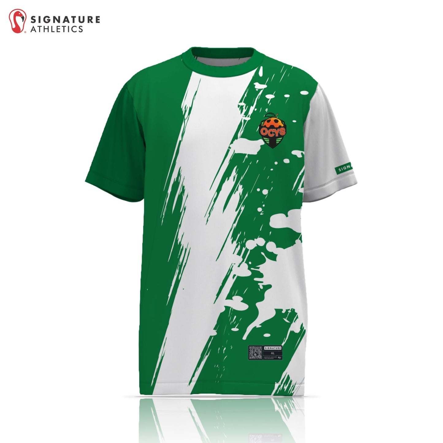 Orange County Youth Soccer Jet Green Girl's Short Sleeve Tech Tee Signature Lacrosse