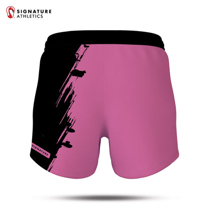 Orange County Youth Soccer Pink/Black Girl's Game Shorts Signature Lacrosse