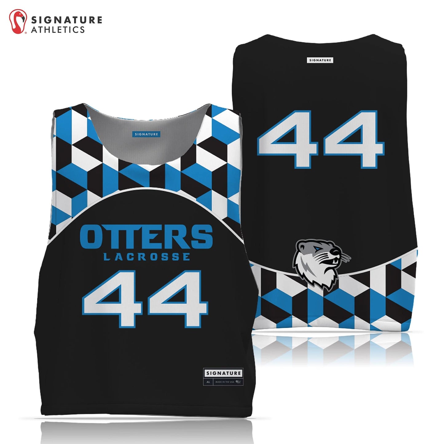 Otters Lacrosse Men's 2 Piece Player Game Package: HS A Signature Lacrosse