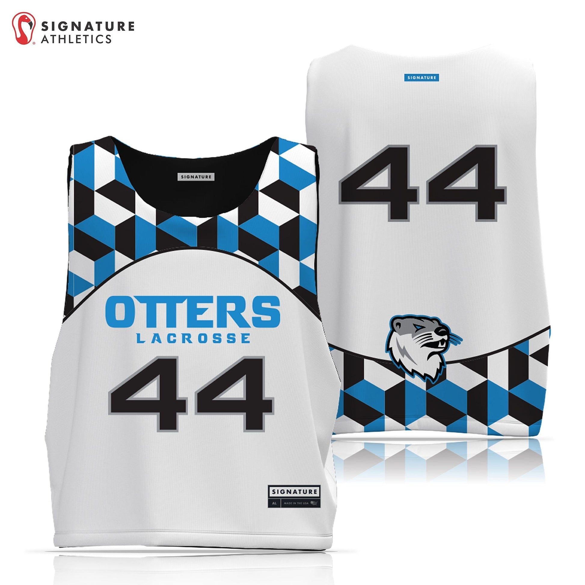 Otters Lacrosse Men's 2 Piece Player Game Package: HS A Signature Lacrosse