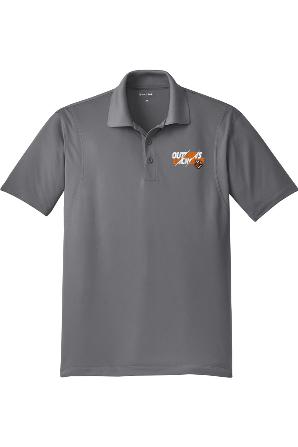 Outlaws Lacrosse Adult Embroidered Athletic Polo Signature Lacrosse