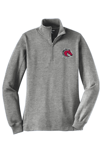 Outlaws Lacrosse Adult Women's Embroidered Quarter-Zip Pullover Signature Lacrosse