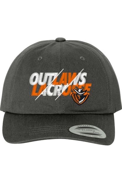 Outlaws Lacrosse Embroidered Dad Hat Signature Lacrosse