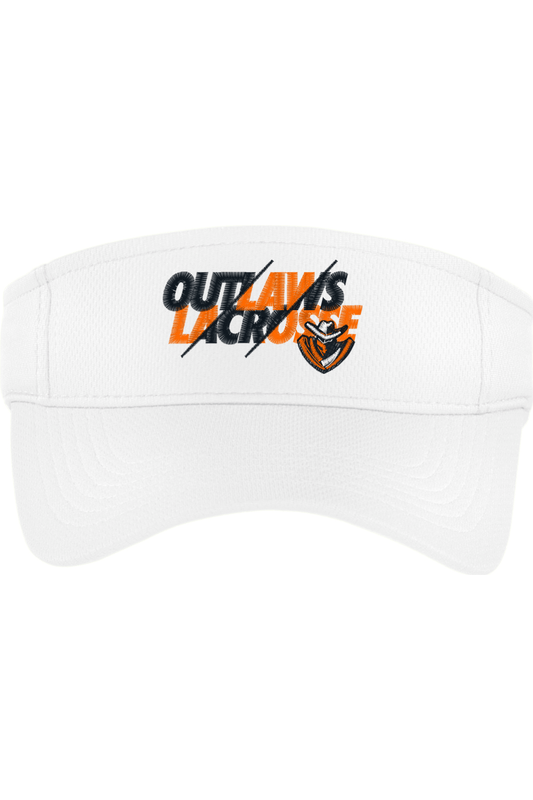Outlaws Lacrosse Embroidered Visor Signature Lacrosse