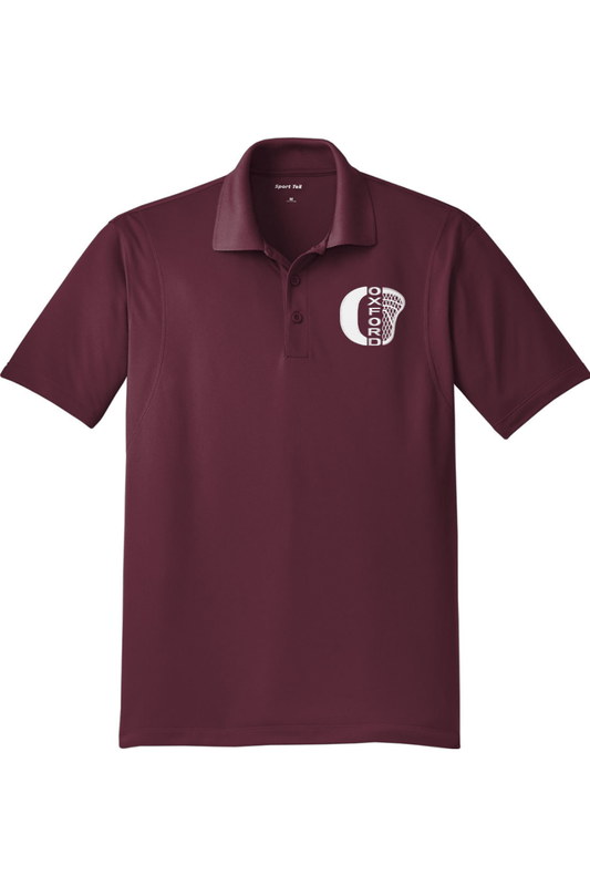 Oxford Lacrosse Adult Embroidered Athletic Polo Signature Lacrosse