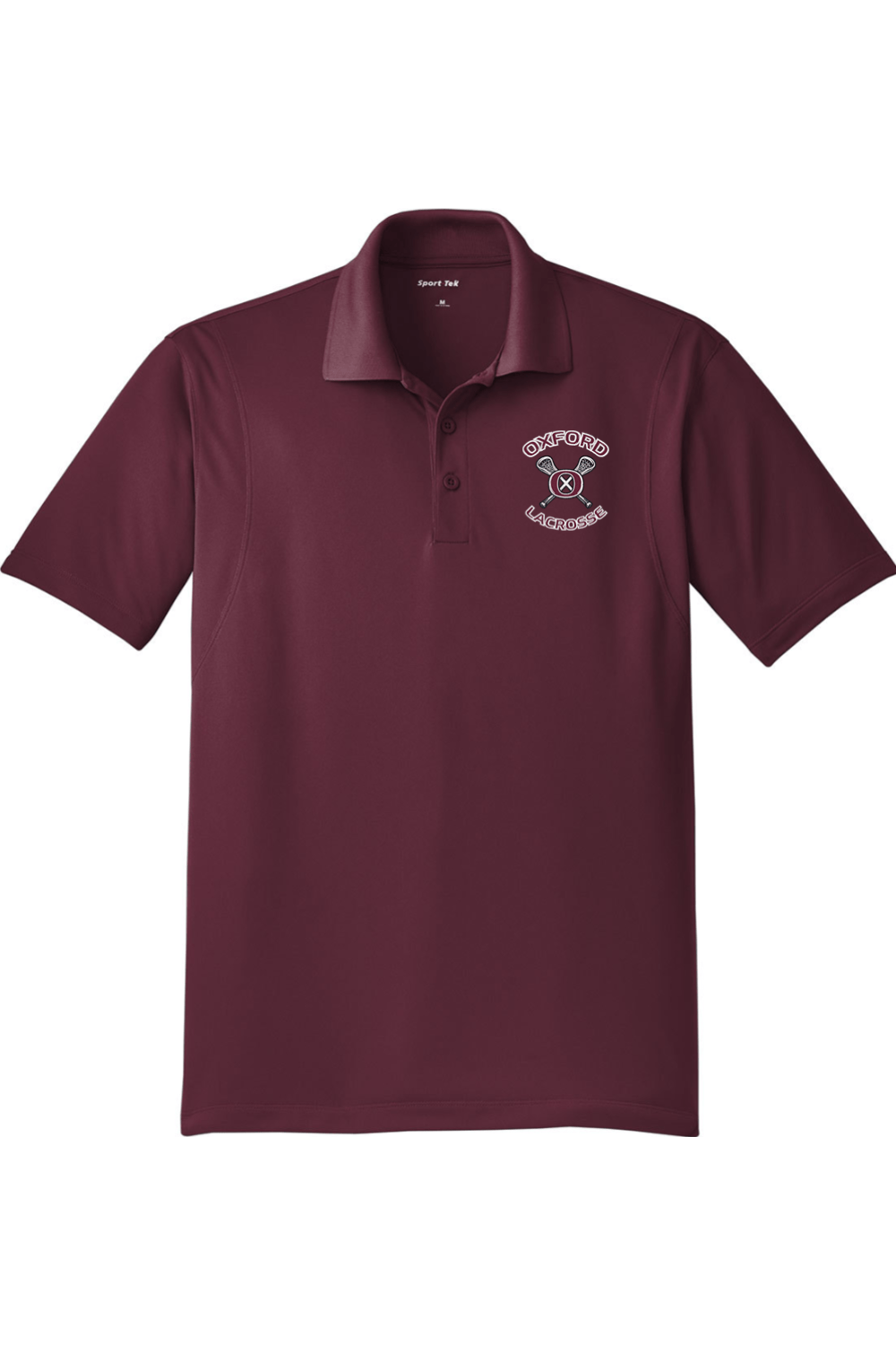 Oxford Lacrosse Adult Embroidered Athletic Polo Signature Lacrosse