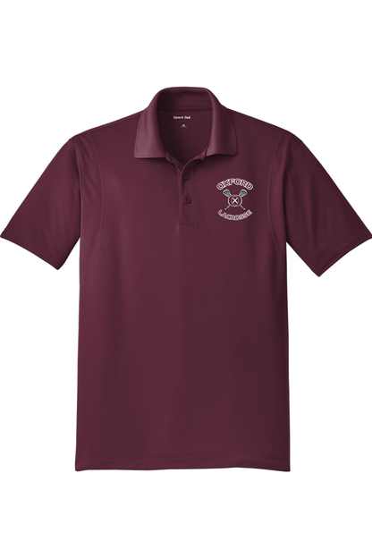 Oxford Lacrosse Adult Embroidered Athletic Polo Signature Lacrosse