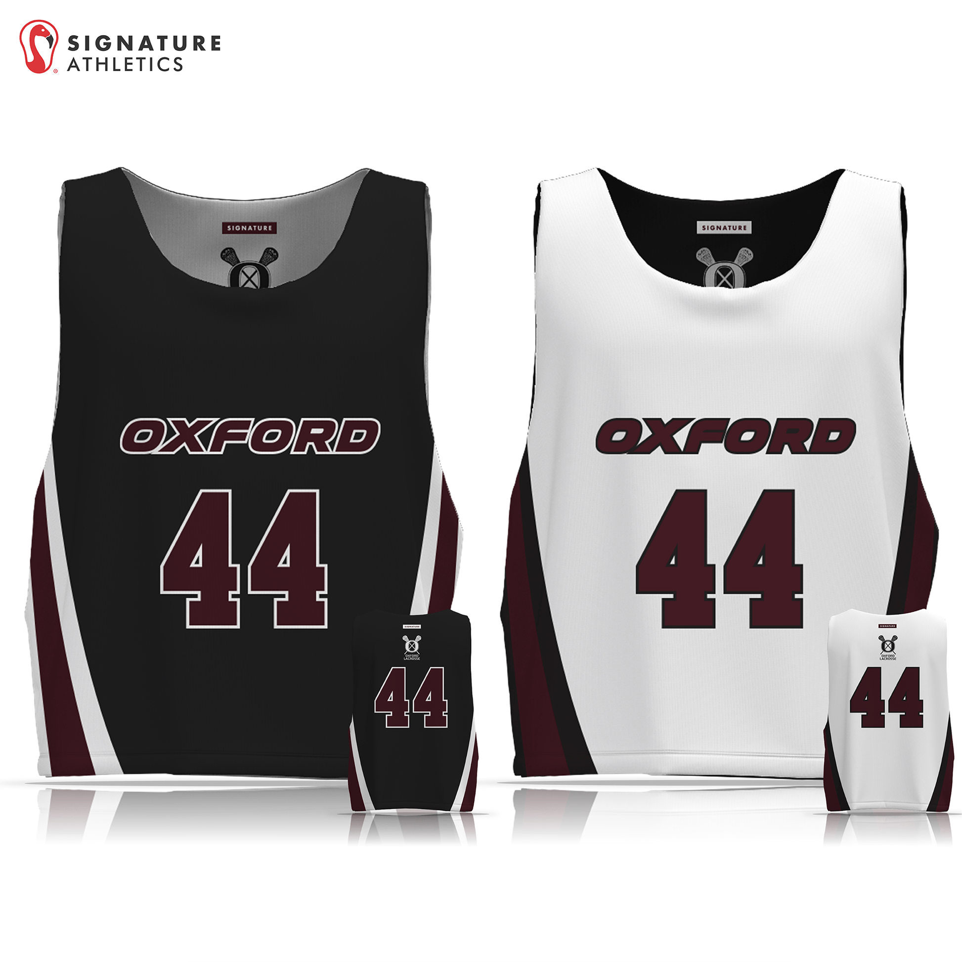 Oxford Lacrosse Men's Reversible Game Pinnie Signature Lacrosse