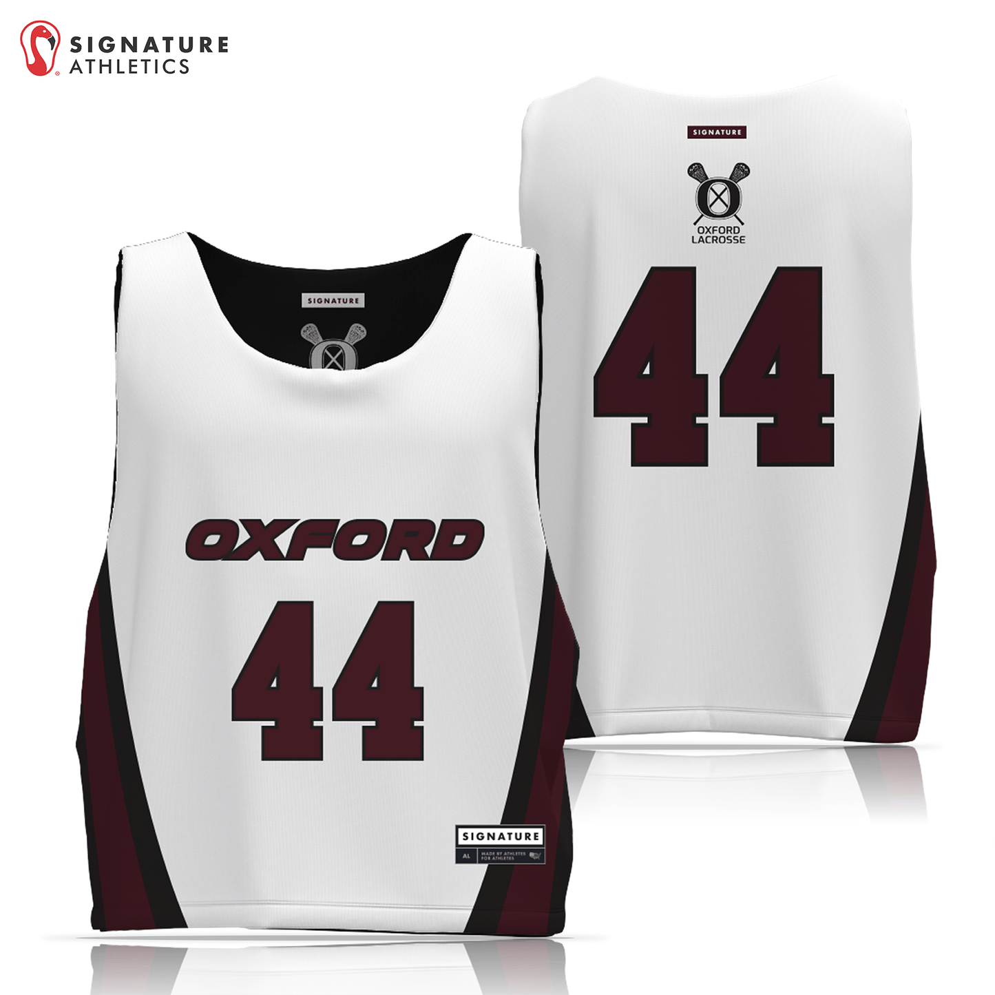 Oxford Lacrosse Men's Reversible Game Pinnie Signature Lacrosse
