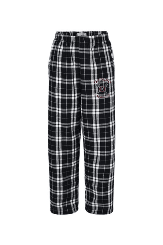 Oxford Lacrosse Youth Flannel Pants Signature Lacrosse