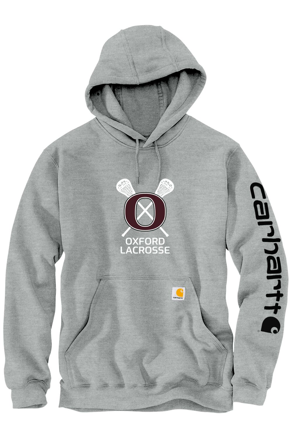 Oxford Youth Lacrosse Carhartt Midweight Hooded Logo Sweatshirt Signature Lacrosse