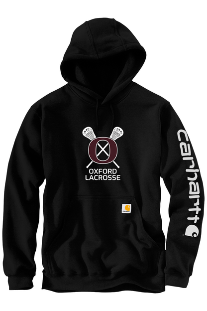 Oxford Youth Lacrosse Carhartt Midweight Hooded Logo Sweatshirt Signature Lacrosse