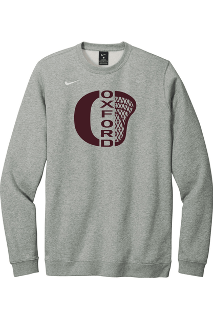 Oxford Youth Lacrosse Nike Club Fleece Crew Signature Lacrosse