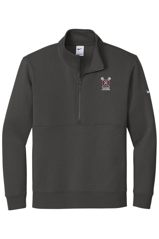 Oxford Youth Lacrosse Nike Club Fleece Sleeve Swoosh 1/2-Zip Signature Lacrosse