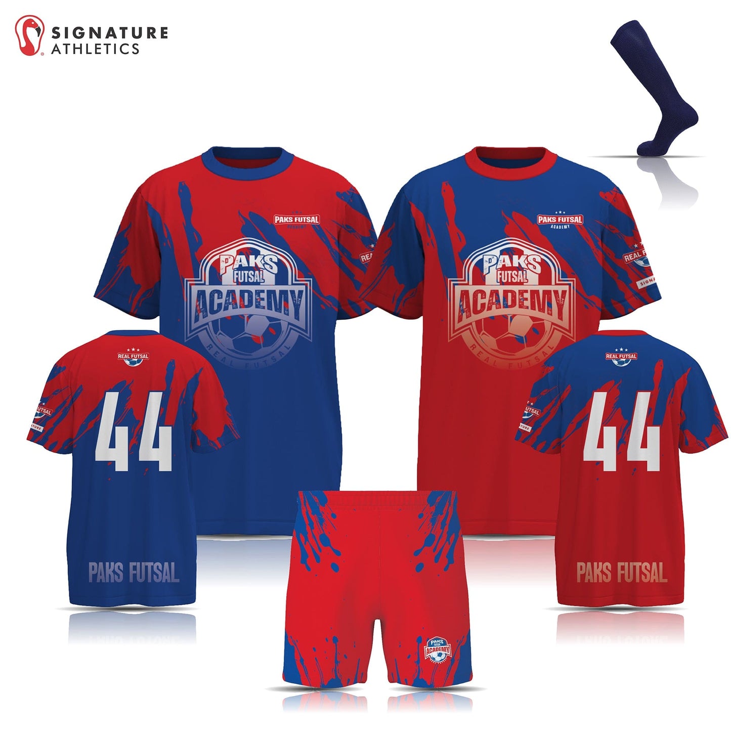 PAKS Futsal Men's 4 Piece Player Game Package: PAKS Signature Lacrosse