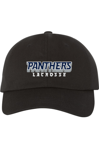 Panthers Club Lacrosse Embroidered Dad Hat Signature Lacrosse