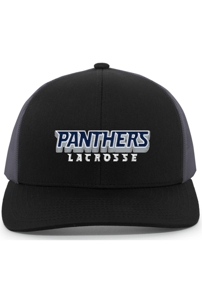 Panthers Club Lacrosse Embroidered Trucker Hat Signature Lacrosse