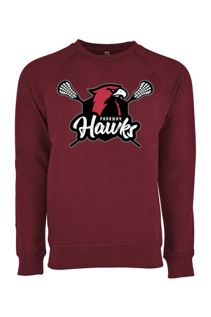 Parkaway Youth Lacrosse Adult Heavyweight Raglan Long Sleeve Signature Lacrosse