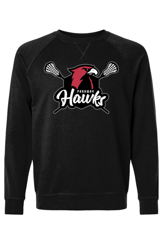 Parkaway Youth Lacrosse Adult Heavyweight Raglan Long Sleeve Signature Lacrosse