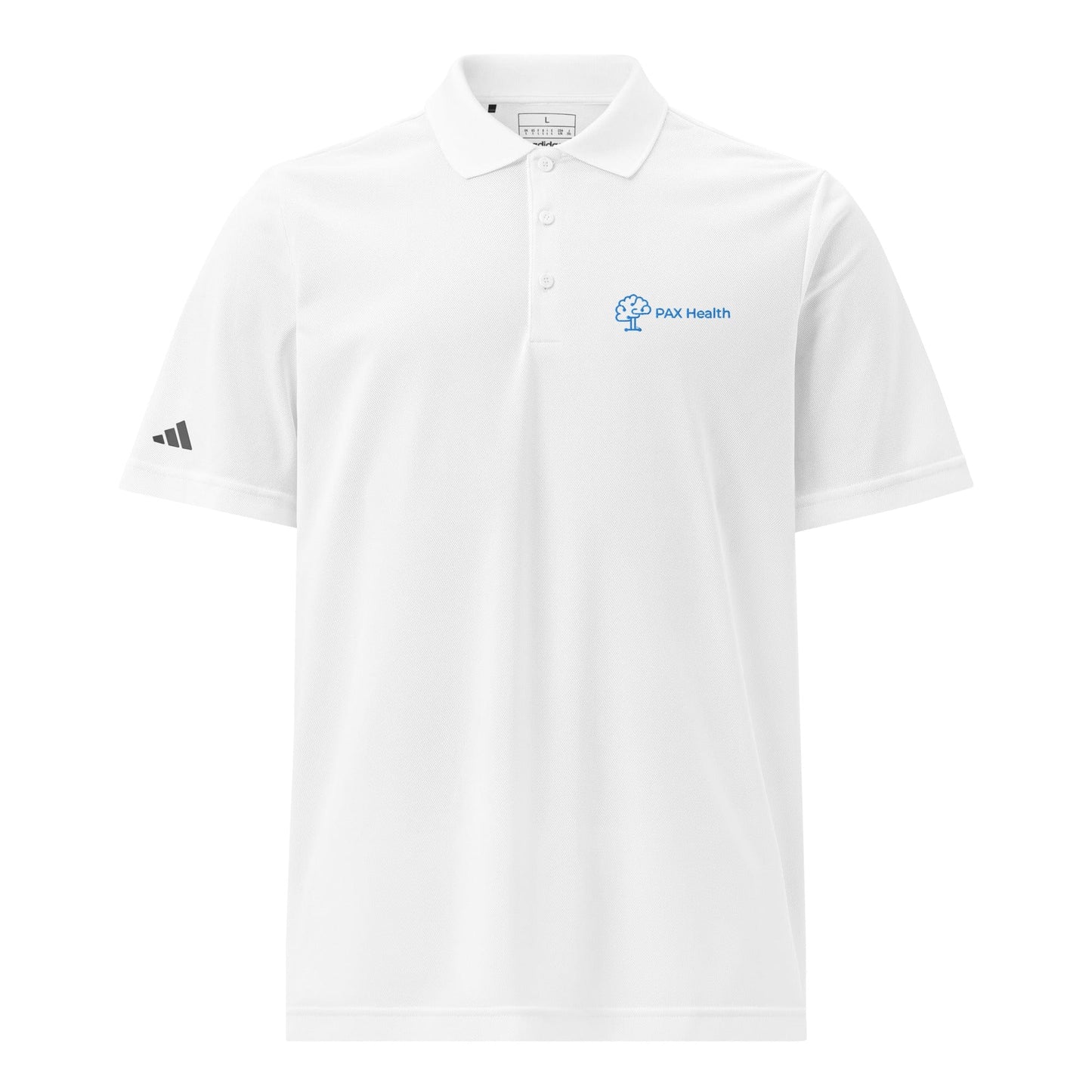 PAX Health Embroidered adidas Sport Polo Shirt Signature Lacrosse