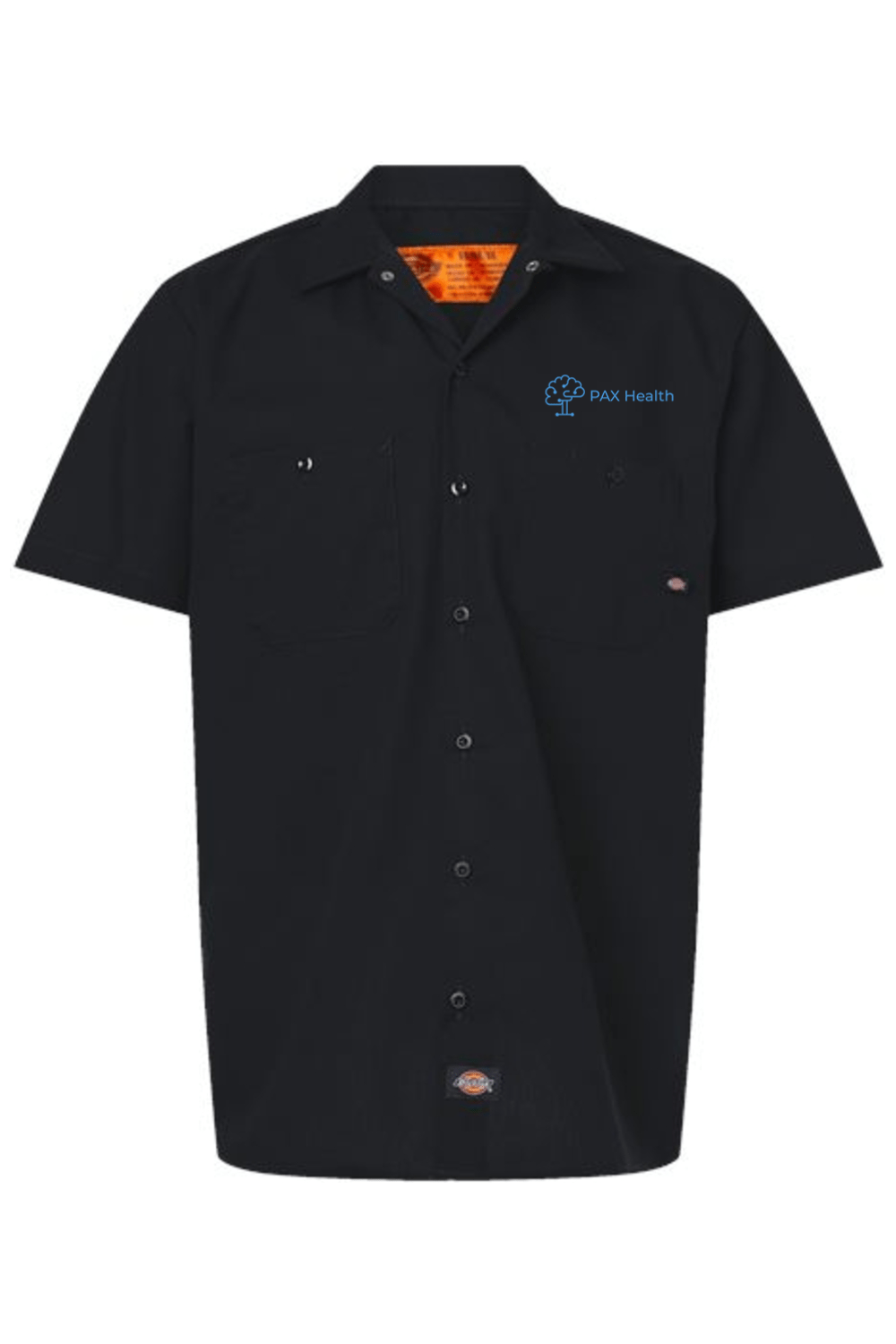 PAX Health Men's Dickies Industrial Short Sleeve Work Shirt Signature Lacrosse