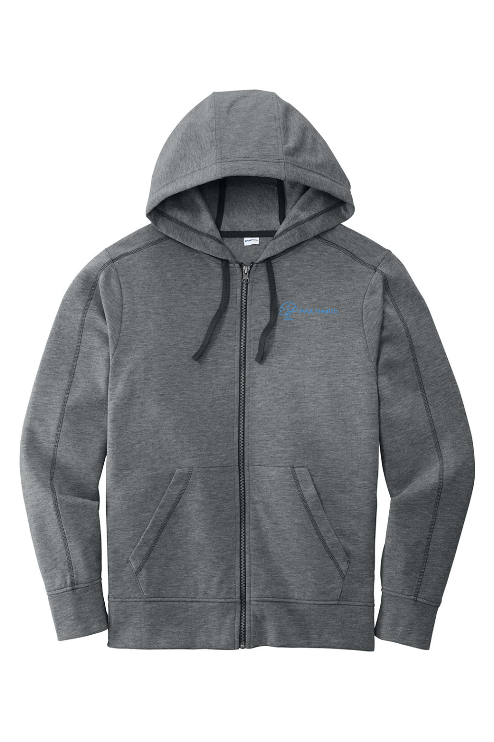 PAX Health Sport-Tek PosiCharge Tri-Blend Wicking Fleece Full-Zip Hooded Jacket Signature Lacrosse