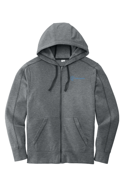 PAX Health Sport-Tek PosiCharge Tri-Blend Wicking Fleece Full-Zip Hooded Jacket Signature Lacrosse